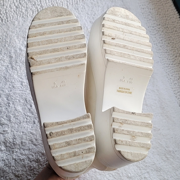 Jeffrey Campbell White Combat Platform Boots - Picture 4 of 4